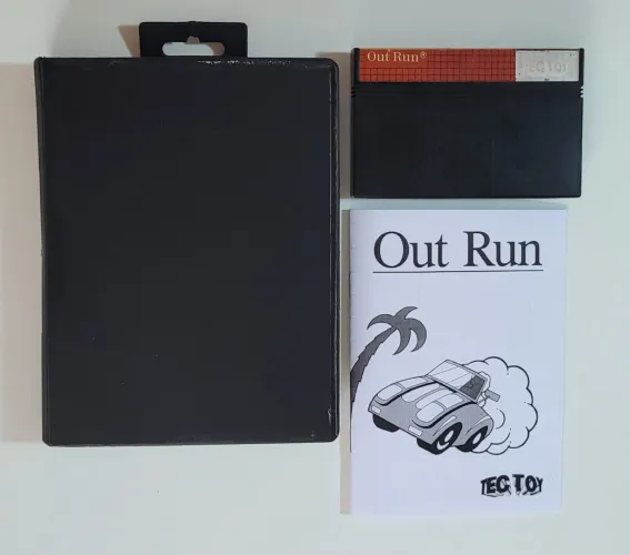 Jogo Out Run - Master System - 100% Original Tectoy + Manual Réplica + Caixa de Locadora