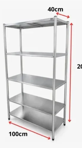 Estante de inox muito top