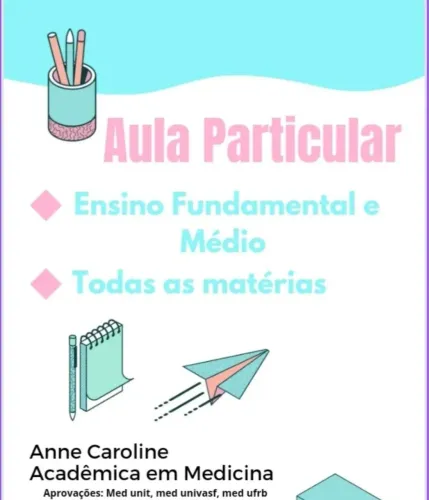 AULA PARTICULAR EM ARACAJU