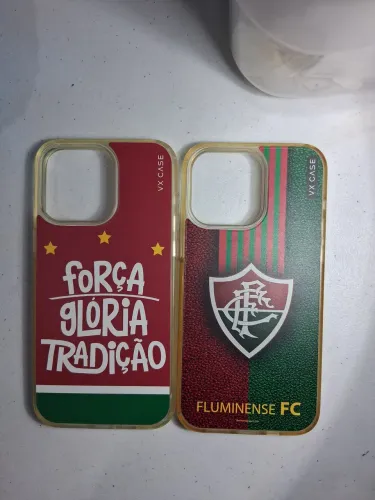 Kit capinha 15 Pro Max Fluminense