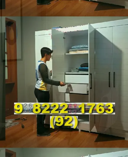 Montagem de Móveis com qualidade e rapidez! Ligue agora: 92?9?8222?1763