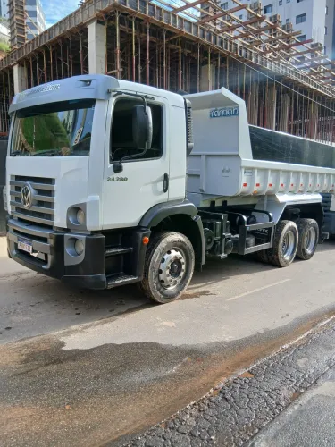 VW 24.280 truk bascula nova caçamba