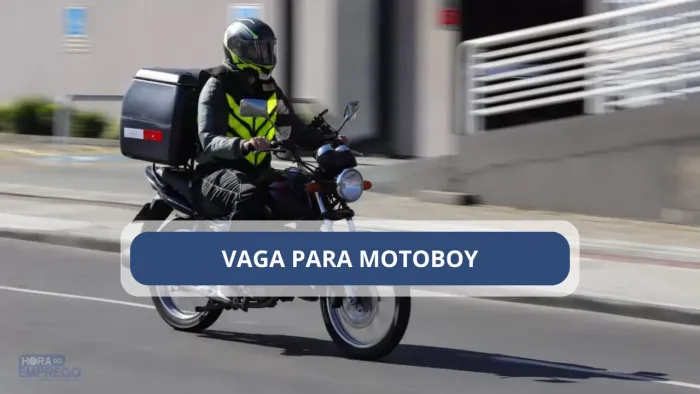VAGA PARA MOTOBOY - PIZZARIA