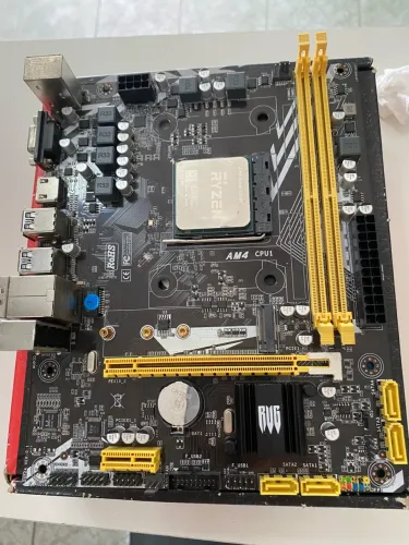 KIT AMD PLACA MÃE + PROCESSADOR (Leia descrição)