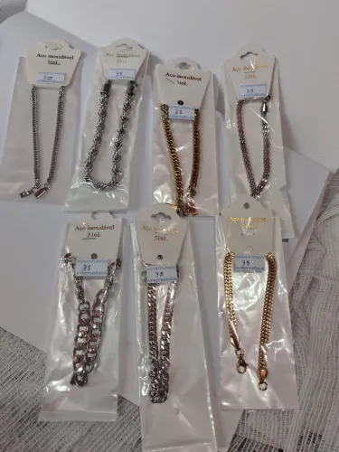 Pulseiras de aço inoxidável