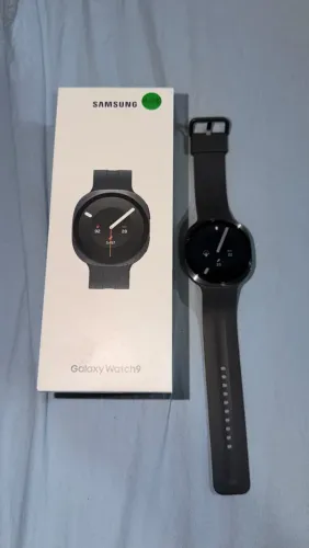Samsung Galaxy Watch 9 Preto - Novo (Aberto Apenas para Conferência)