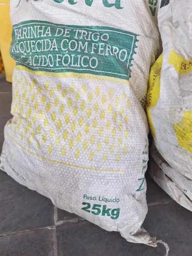Saco rafia 25 kg obra entulho 