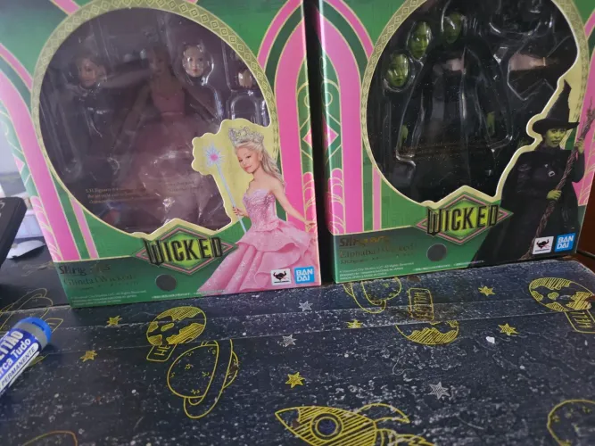 Pack bonecas sh figuarts elphaba e glinda