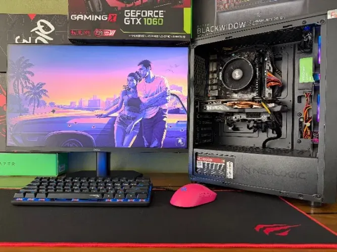 PC-Gamer Ryzen 5-3400G 16gb DDR4 SSD-240gb HD-500gb AMD RX-470 XFX 4gb