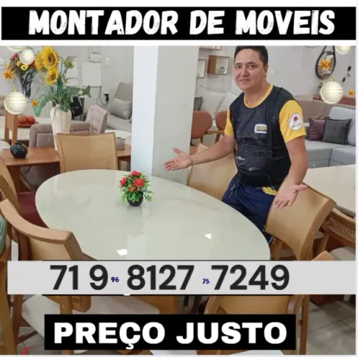 MONTADOR DE MÓVEIS PAINEL DE TV