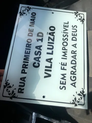 Placas de endereço de alta qualidade e durabilidade 
