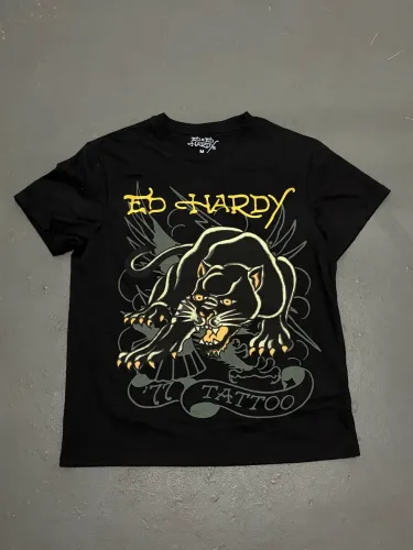 Camiseta ed hardy pantera