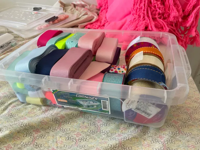 Kit Completo para Confecção de Laços e Tiaras