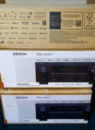 Receiver Denon AVR S970H Hifi Bluetooth Dolby Atmos.