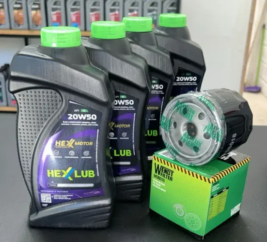 OLEO MOTOR MINERAL 20W50 + FILTRO LINHA CHEVROLET