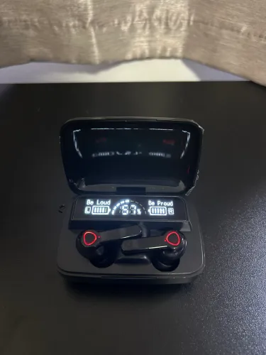 NOVO Fone Bluetooth Com Carregador Portátil + Carregador 