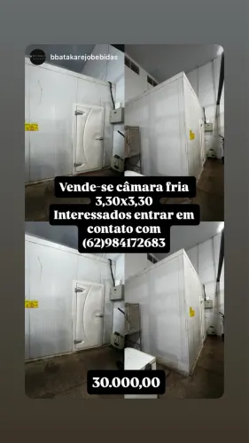 VENDE SE CÂMARA FRIA