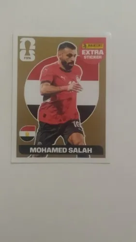 Figurinha legend Salah ouro 