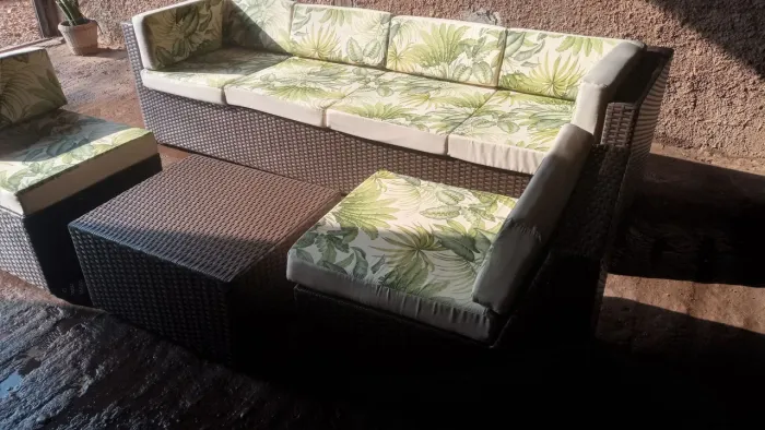 Conjunto de sofá com 6 lugares 