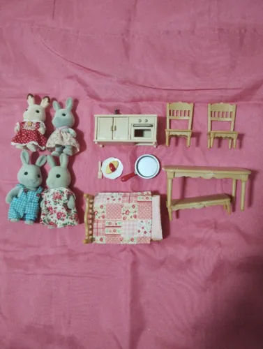 Sylvanian Families lote com acessórios