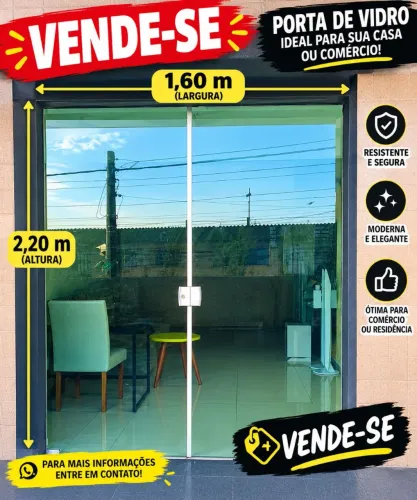 Porta vidro vender rápido
