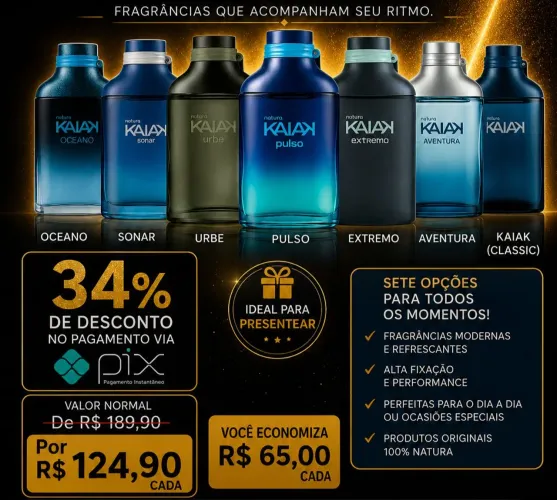 Kaiak Masculino 100ml - Desodorante Colônia