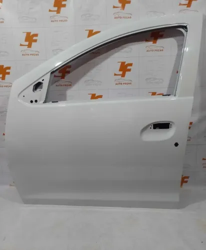 Porta Dianteira Esquerda Renault Sandero 2015 2023 Detalhe (Usado) - 11457