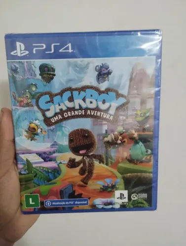 Jogo de ps4 ps5, sackboy lacrado