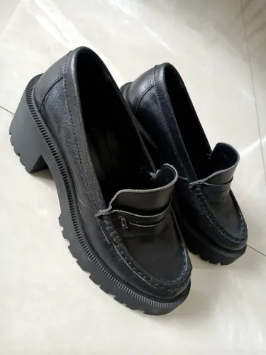 Mocassim tratorado couro