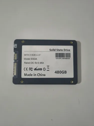 SSD 480GB SATA ||| Semi-novo