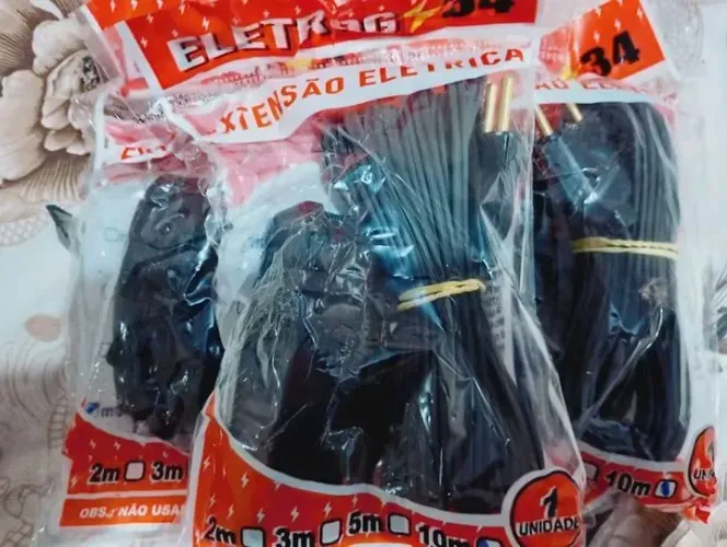 Extensão 10 metros 3 saídas Oferta