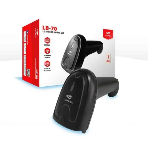 Leitor de código de barras USB