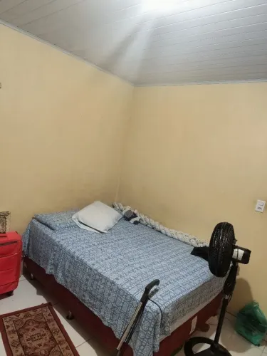 Cama Ortobom box com colchão