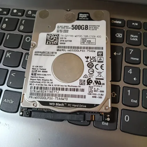 HD WD Black 500GB Saudável - Envio pela Olx pay