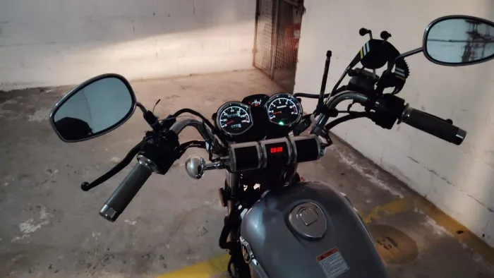 Guidão RX 180 custom + flexível freio