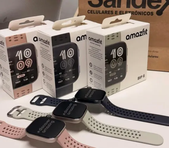 Smartwatch amazfit bip 6 pink