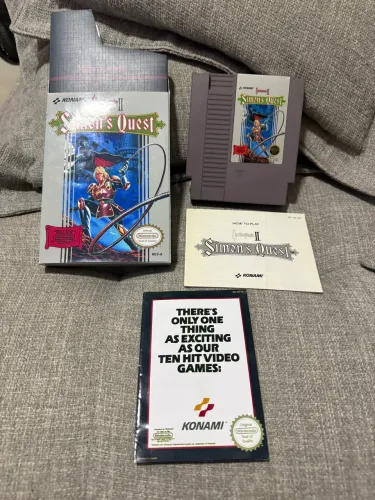 Castlevania 2 - NES Original - Com Manual