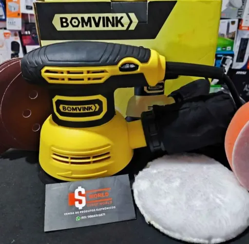 Lixadeira Orbital Bomvink - Store World 