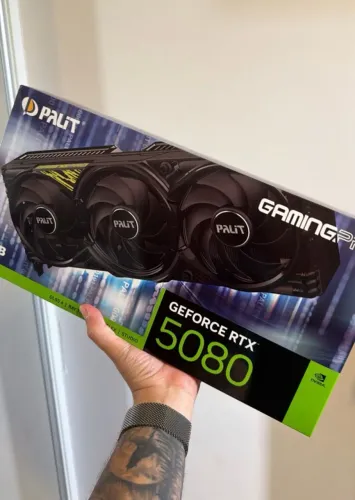Placa de vídeo Palit RTX 5080 GamingPro 16gb Lacrada