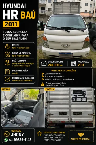 Hyundai HR 2.5 TCI Diesel (rs/rd) 2012