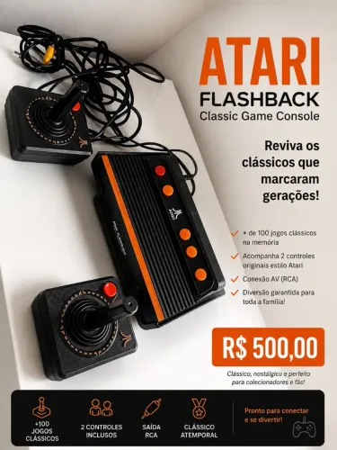 Videogame atari flashback 