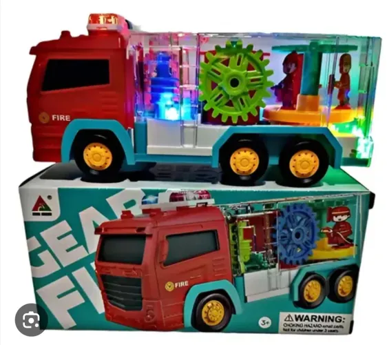 Caminhão de bombeiro Gear Fire com luz