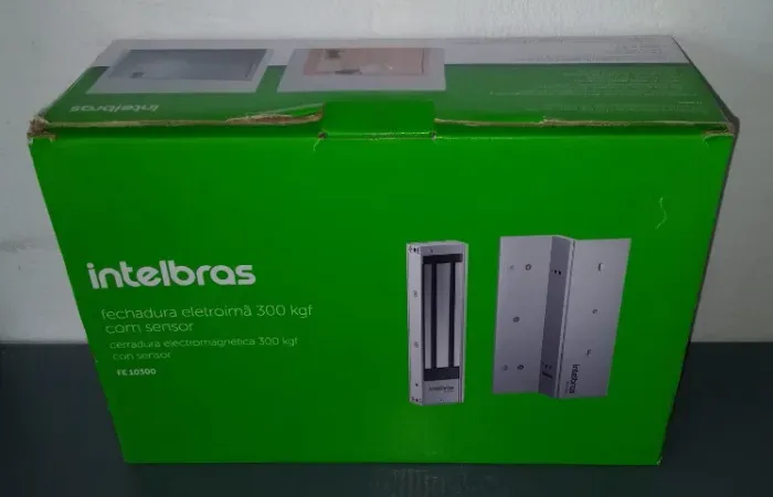 Fechadura Eletroima 300 kgf Com Sensor FE 10300