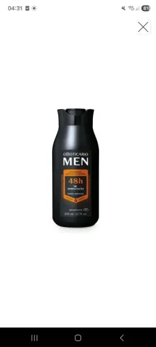 Hidratante masculino