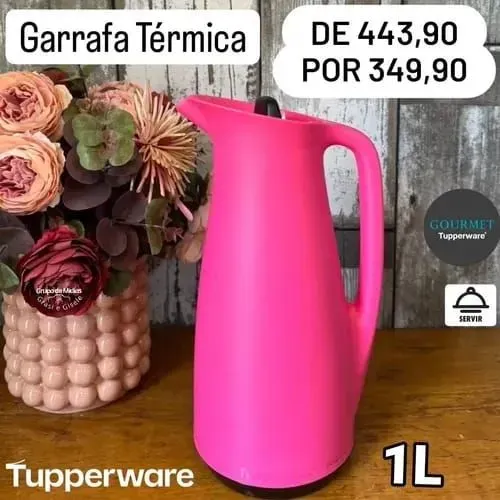 Garrafa Térmica Tupperware 1 Litro