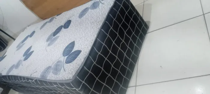 Cama Box Solteiro D28 Semi Nova - Espuma (ENTREGA GRÁTIS)
