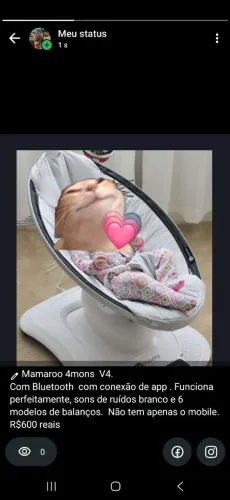 Cadeira de balanço mamaroo