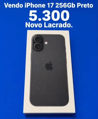 Vendo IPhone 17 256Gb Preto Lacrado