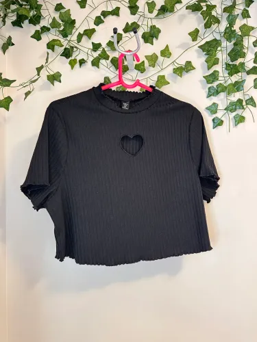 Blusa decote coracao