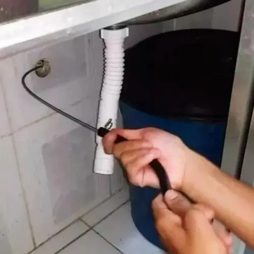 Desentupidor Manual em Aço com 10 Metros